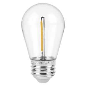 48452 - Lámpara LED S14 con filamento 1 W luz cálida, caja, Volteck