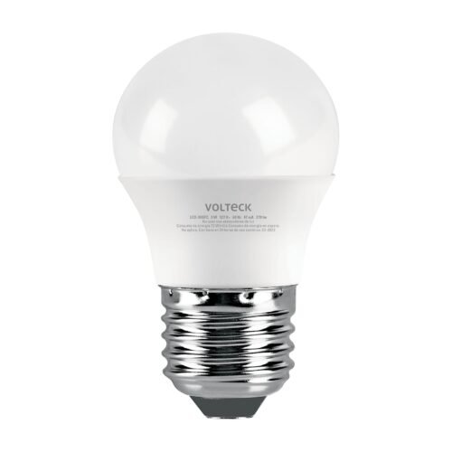 LED-30GFC.jpg 47542 - Lámpara LED G45 3 W (equiv. 25 W), luz de día, caja, Volteck