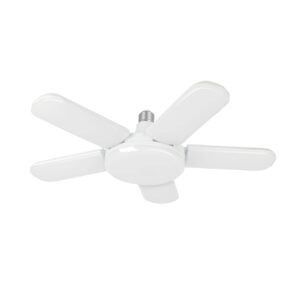 29006 - Lámpara LED 50W tipo ventilador, 5 aspas ajustables, VOLTECK