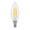 48253 - Lámpara LED tipo vela 4 W con filamento base E12 luz cálida