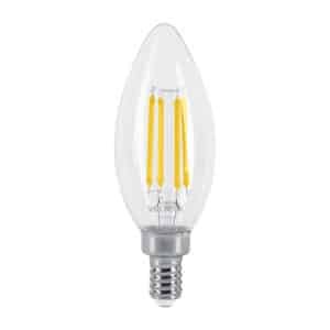 48253 - Lámpara LED tipo vela 4 W con filamento base E12 luz cálida