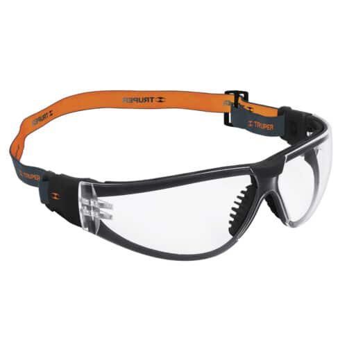 15304 - Lentes de seguridad, transparente con banda elástica, Active