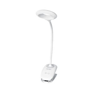 49201 - Lámpara escritorio LED 4 W recargable c/clip, 3 intensidades