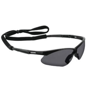 15172 - Lentes seguridad grises antiempaño c/cordón ajustable, Sport
