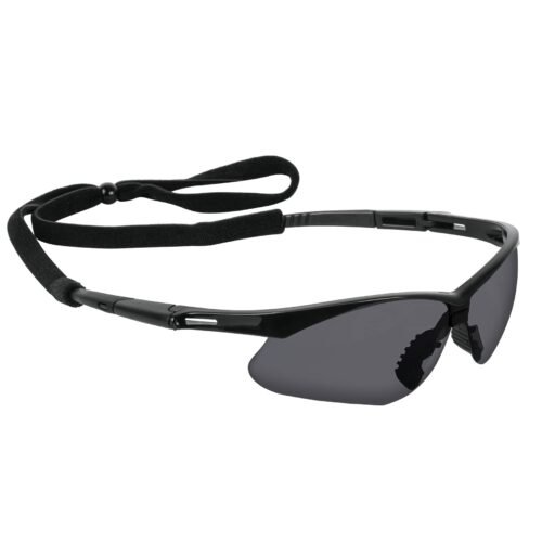 15172 - Lentes seguridad grises antiempaño c/cordón ajustable, Sport