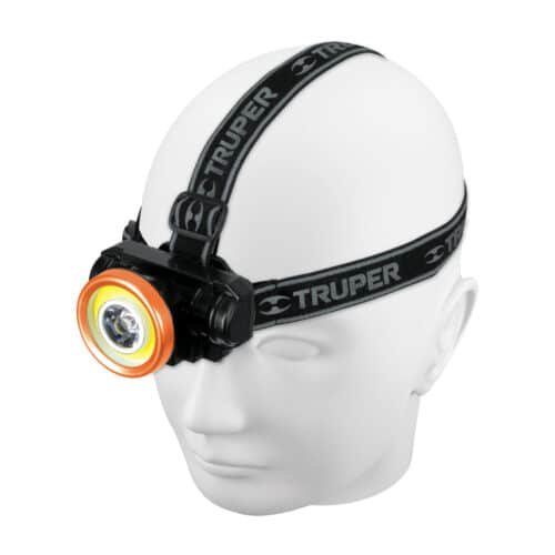 102150 - Linterna de minero LED 80 lm, recargable, TRUPER