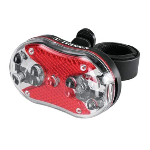 16797 - Linterna trasera para bicicleta 9 LEDs con 2 pilas AAA