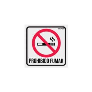 18293 - Letrero de señalización "NO FUMAR", 19 x 19 cm, Truper