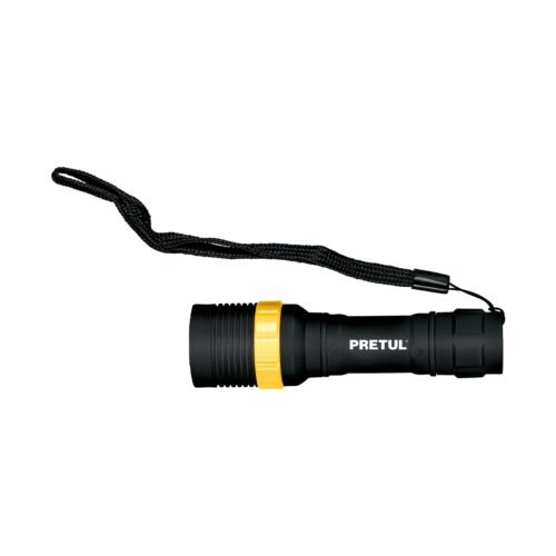 28019 - Linterna plástica 1 LED 40 lm de 1 pila AA, Pretul