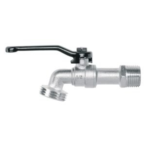 28200 - Llave de esfera de zinc 1/2", 110 g, s/adaptador, Pretul