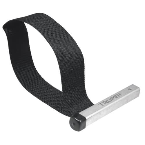 LL-BA-FA.jpg 14526 - Llave de banda de nylon 6" para filtro de aceite, Truper