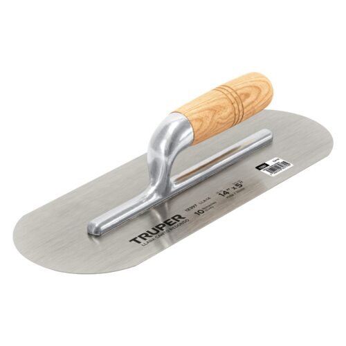 12397 - Llana canto redondo 14" x 5" con mango de madera, Truper