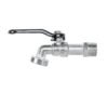 48243 - Llave de esfera de zinc 1/2", 110 g, s/adaptador, Basic