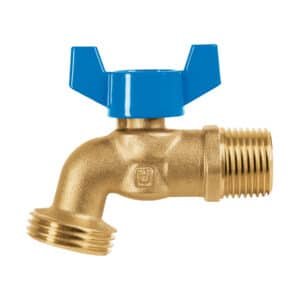 49053 - Llave de esfera de latón 1/2" con rosca para manguera, Foset