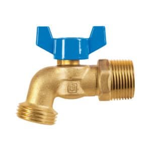 49054 - Llave de esfera de latón 3/4" con rosca para manguera, Foset