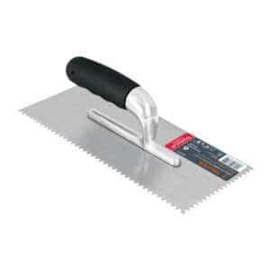 Llana 11" dentado triangular, 6 remaches, mgo comfort grip