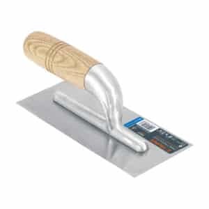 Llana mini 8" canto recto, 6 remaches, mgo madera, Truper