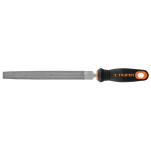 15318 - Lima media caña bastarda 8" mango doble inyección, TRUPER