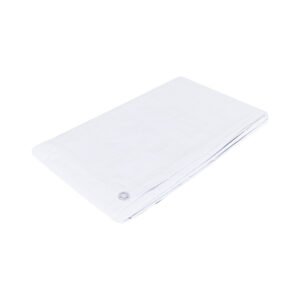 26136 - Lona de polietileno 3 x 5 m, blanca, 110 g/m2, PRETUL