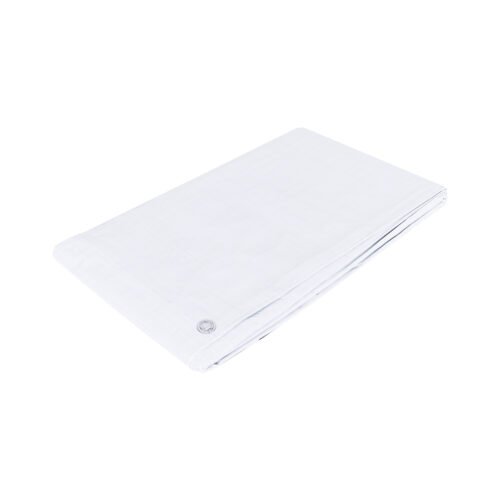 26136 - Lona de polietileno 3 x 5 m, blanca, 110 g/m2, PRETUL