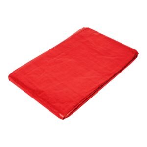 23766 - Lona de polietileno 4 x 5 m, roja, 110 g/m2, PRETUL