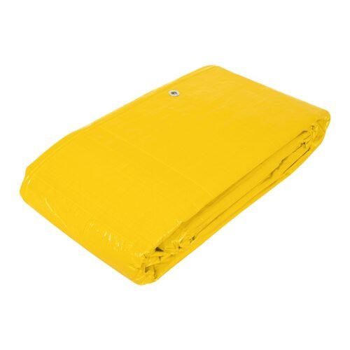 23745 - Lona de polietileno 6 x 12 m, amarilla, 110 g/m2, PRETUL