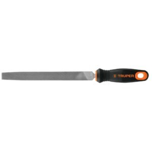15311 - Lima plana bastarda 8" con mango doble inyección, TRUPER