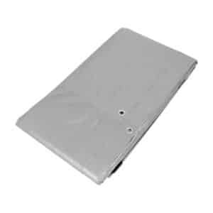 10772 - Lona de polietileno reforzada 3 x 6 m, gris, 180g/m2, TRUPER