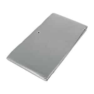 15364 - Lona de polietileno reforzada 4 x 5 m, gris, 180g/m2, TRUPER
