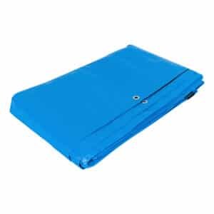 102572 - Lona de polietileno reforzada 5 x 5 m, azul, 180g/m2, TRUPER
