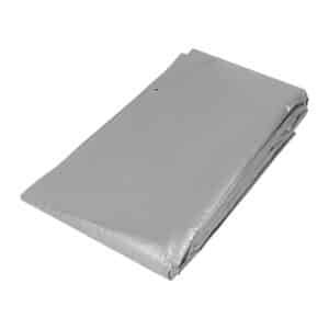 10777 - Lona de polietileno reforzada 6 x 6 m, gris, 180g/m2, TRUPER