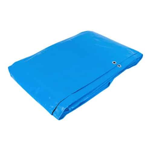 102574 - Lona de polietileno reforzada 6 x 6 m, azul, 180g/m2, TRUPER