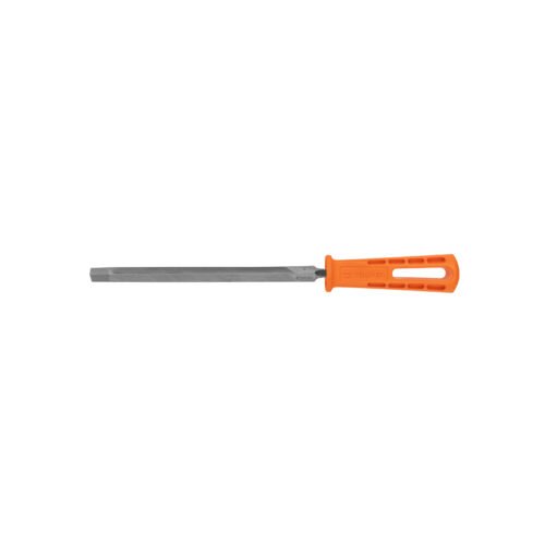 10921 - Lima triángular 7" para machete, 36 dpp, con mango, TRUPER