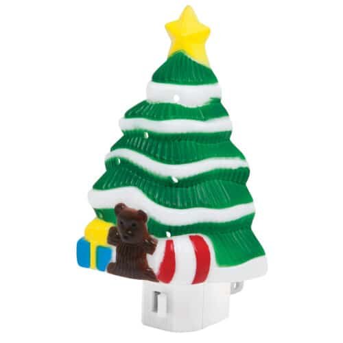 LUZ-08.jpg 46137 - Luz de noche con lámpara E12, pino de navidad, Volteck
