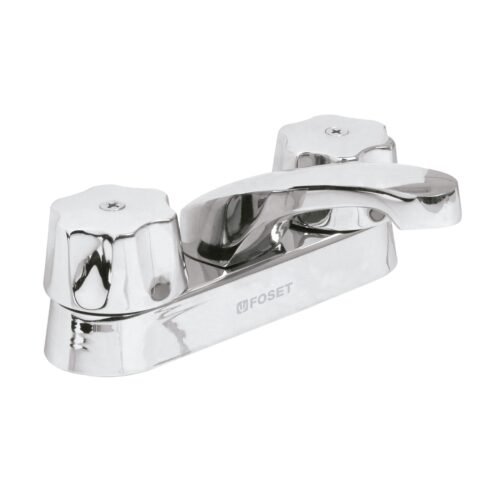 49230 - Mezcladora 4" para lavabo, nariz larga, cartucho cerámico