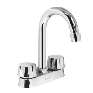 49275 - Mezcladora 4" para lavabo, cuello bar, cartucho cerámico
