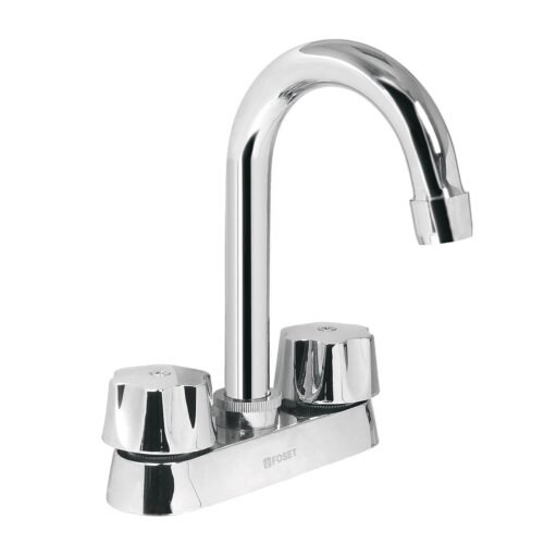 49275 - Mezcladora 4" para lavabo, cuello bar, cartucho cerámico