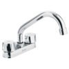 47683 - Mezcladora 4" para lavabo, tubular, cartucho cerámico