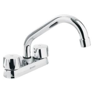 47683 - Mezcladora 4" para lavabo, tubular, cartucho cerámico