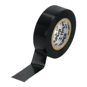 12501 - Cinta de aislar de 9 m x 19 mm, negra, Truper