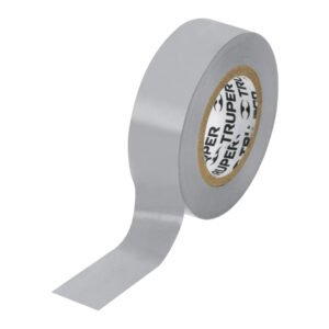 13516 - Cinta de aislar de 9 m x 19 mm, gris, Truper