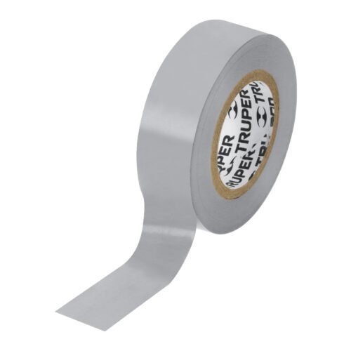 13516 - Cinta de aislar de 9 m x 19 mm, gris, Truper