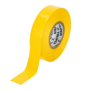 12503 - Cinta de aislar de 18 m x 19 mm, amarilla, Truper