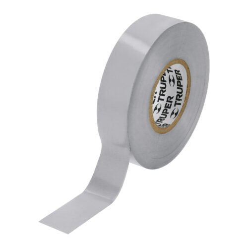 12507 - Cinta de aislar de 18 m x 19 mm, gris, Truper