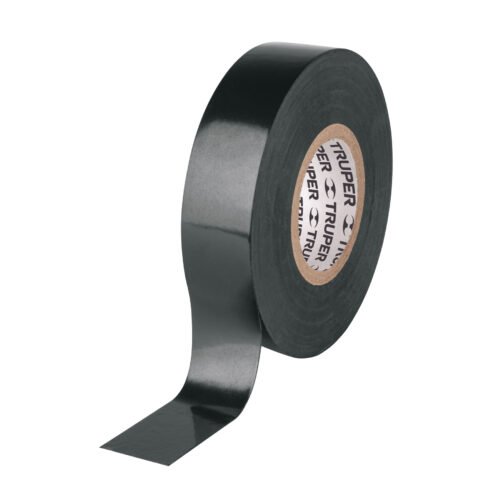 12499 - Cinta de aislar de 18 m x 19 mm, negra en blíster, Truper