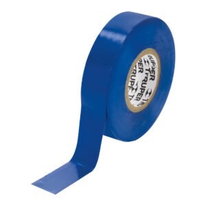 12505 - Cinta de aislar de 18 m x 19 mm, azul, Truper