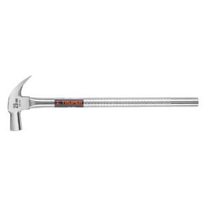 11175 - Martillo cabeza cónica 29 mm uña curva, mango tubular,TRUPER