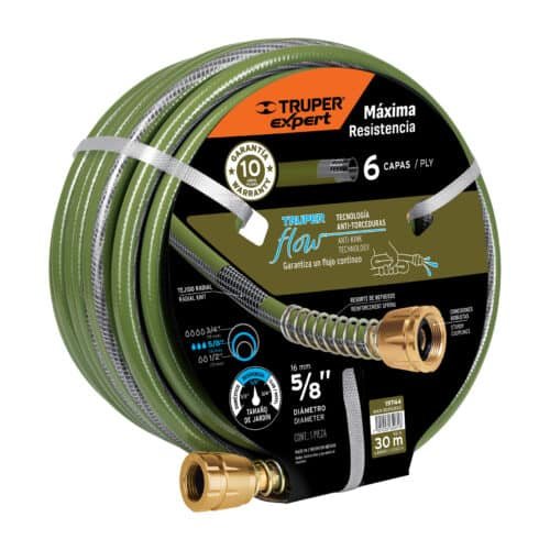 MAN-30X5-8XX.jpg 19744 - Manguera 5/8" anti-torceduras 6 capas 30m conexiones d/metal
