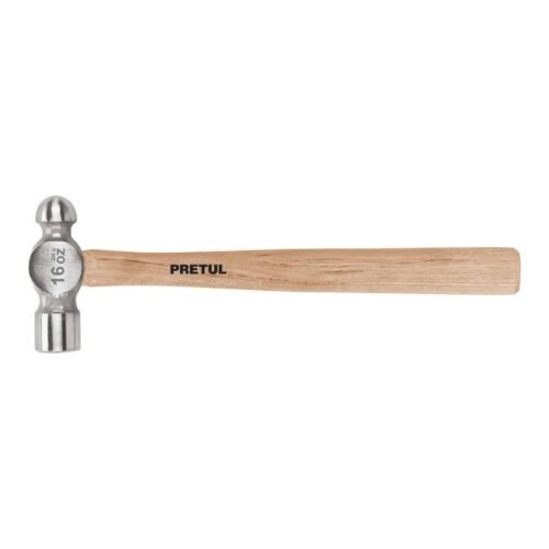 MB-16P.jpg 22658 - Martillo pulido de bola 16 oz mango madera, Pretul