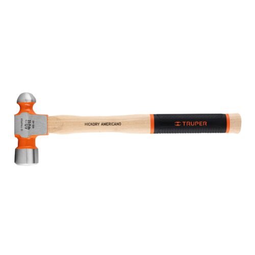 16905 - Martillo pulido de bola 40 oz mango hickory, Truper Grip